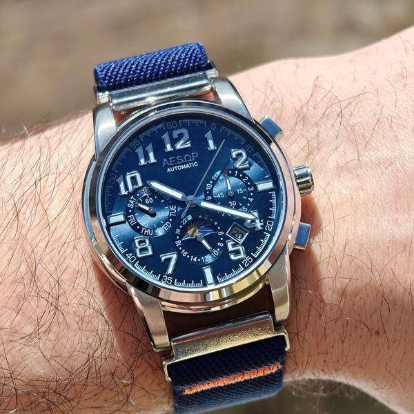 Aesop Original Indigo Blue, 2 ремінці 2331 фото