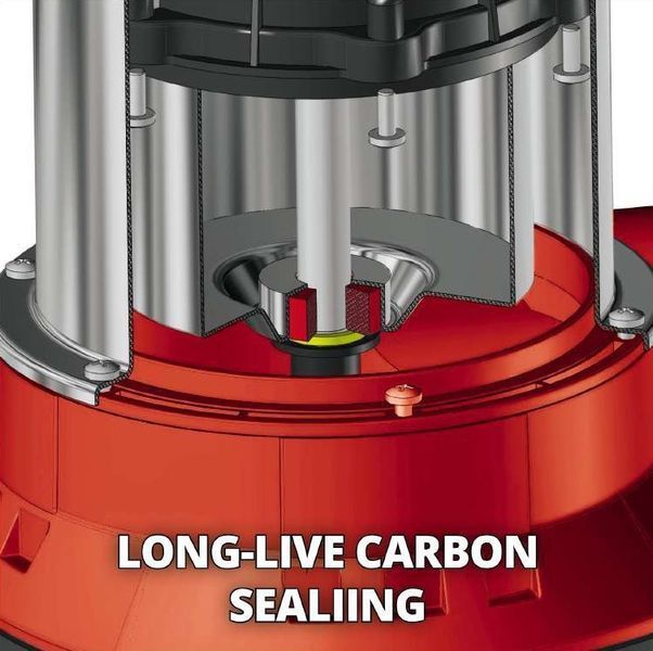 Насос дренажный Einhell GC-DP 6315 N 630 Вт, 17000 л&middot;час, высота 8 м, глубина 5 м, корпус нержавеющая сталь 5.5 кг 4170491 фото
