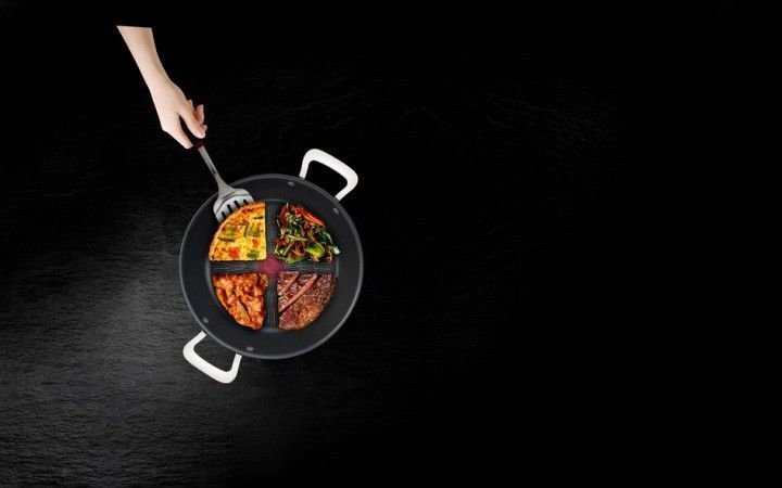 Сотейник с крышкой Tefal Unlimited, 26см, 2.5л, алюминий,стекло, черный G2557172 фото
