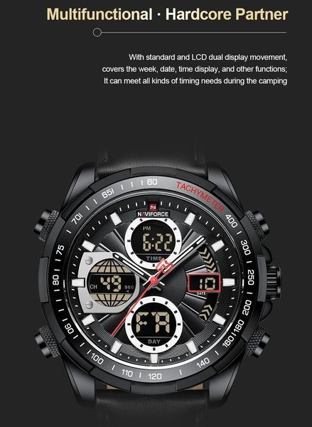 Naviforce Fly Black 9544 фото