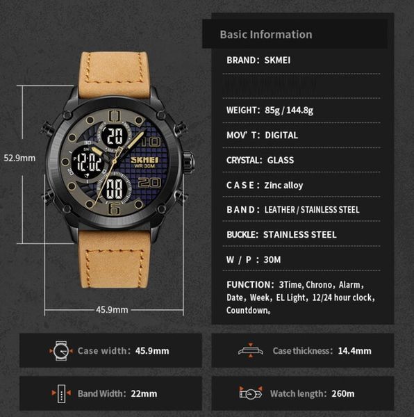 Годинник Skmei Sprint Man 1562 фото