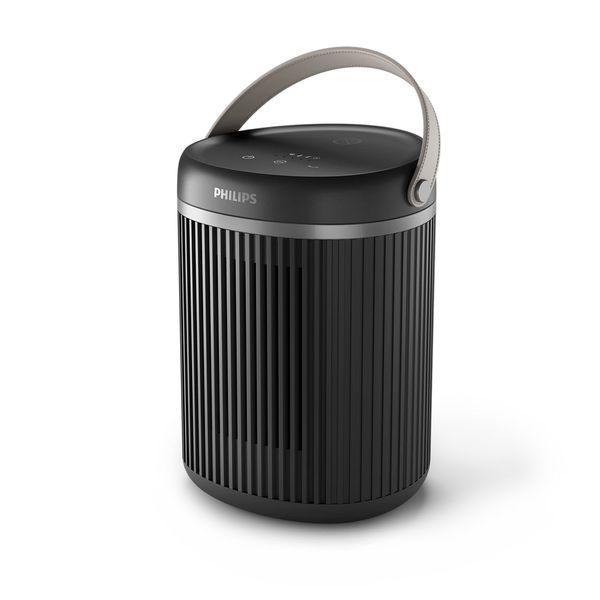 Тепловентилятор Philips Series 3000, 20м2, 2000Вт, электронное управление, керамический нагревательный элемент, Wi-Fi, темно-серый CX3120/01 фото