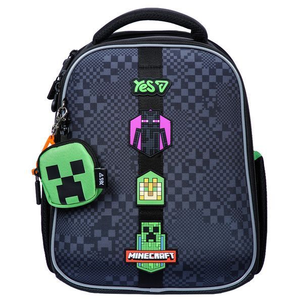 Рюкзак школьный каркасный Yes Minecraft Adventure H-100S 550222 фото