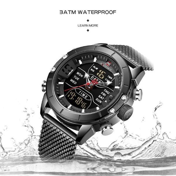 Часы Naviforce Tesla Black NF9153 NF9153 фото