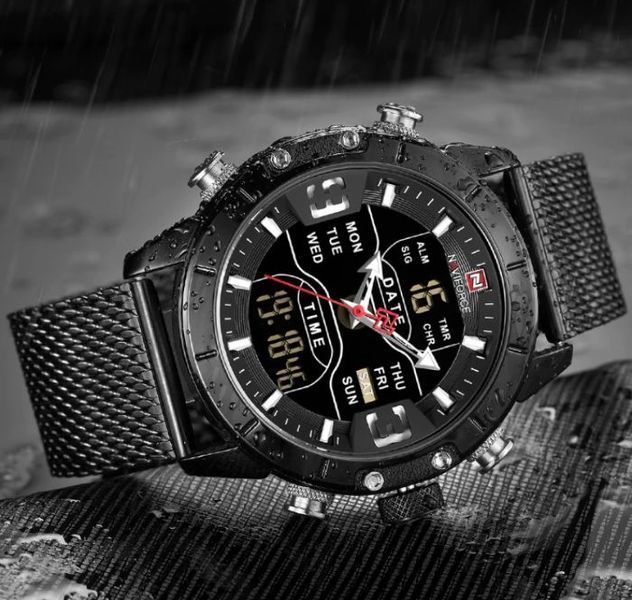 Часы Naviforce Tesla Black NF9153 NF9153 фото