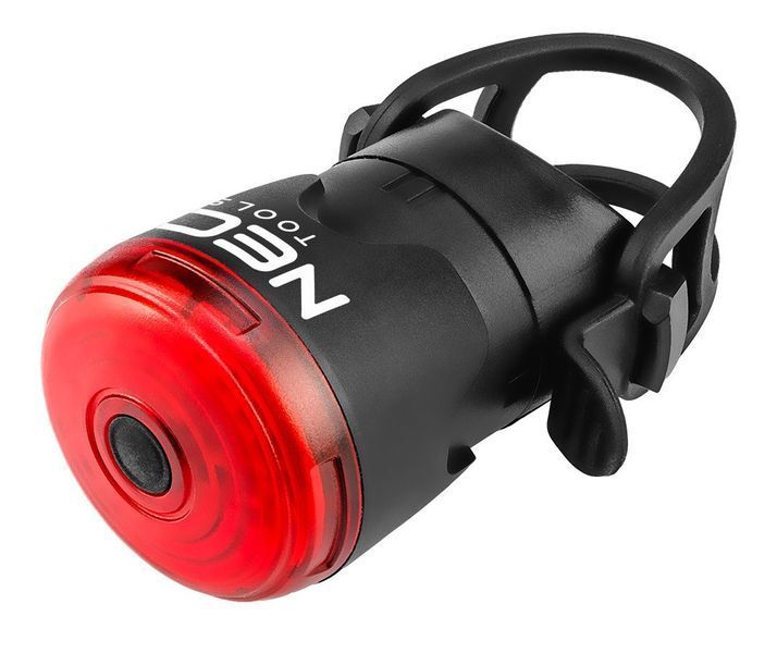 Фонарь велосипедный задний Neo Tools, 30 люмен, 0.5Вт, USB, 400 мАч, 6 функций освещения, функция STOP, IPX6 91-003 фото
