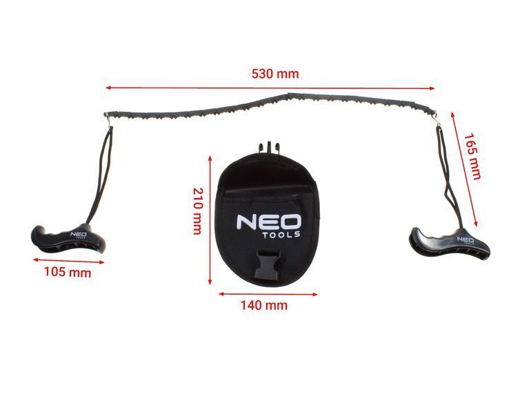 Пилка ручна ланцюгова Neo Tools, 53см, 150г 63-158 фото