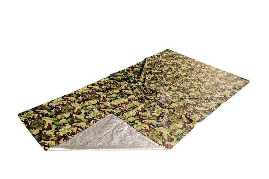 Дощовик тент Neo Tools Camo, 3в1, 124х142см, поліестер 210D, камуфляж 63-132 фото
