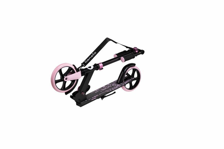 Детский самокат Lionelo Luca BLACK CARBON PINK 82361252 фото