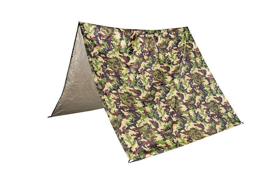 Дощовик тент Neo Tools Camo, 3в1, 124х142см, поліестер 210D, камуфляж 63-132 фото