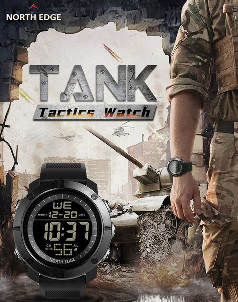 Годинник North Edge Tank 5BAR 9997 фото