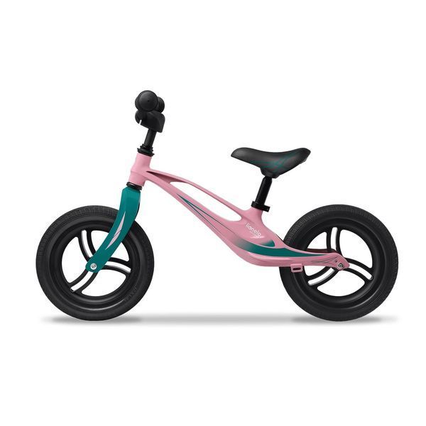 Біговел Lionelo Bart Tour Pink Bubblegum &mdash; Рожевий беговел з магнієвою рамою, колеса PU (непоколювані), легка конструкція 39963056 фото