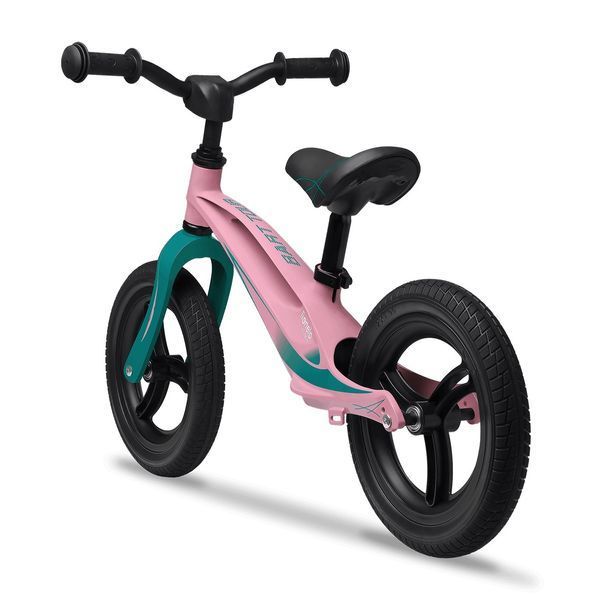 Біговел Lionelo Bart Tour Pink Bubblegum &mdash; Рожевий беговел з магнієвою рамою, колеса PU (непоколювані), легка конструкція 39963056 фото