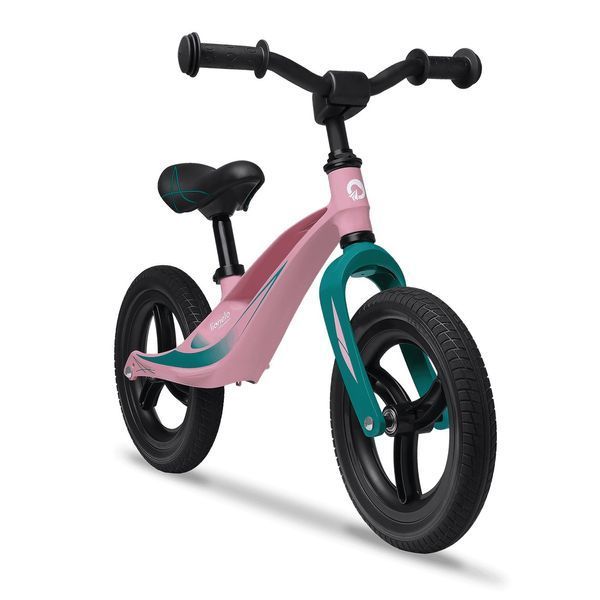 Біговел Lionelo Bart Tour Pink Bubblegum &mdash; Рожевий беговел з магнієвою рамою, колеса PU (непоколювані), легка конструкція 39963056 фото