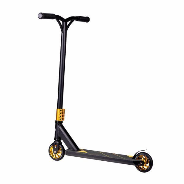 Детский самокат Lionelo WHIZZ BLACK CARBON YELLOW 82362923 фото