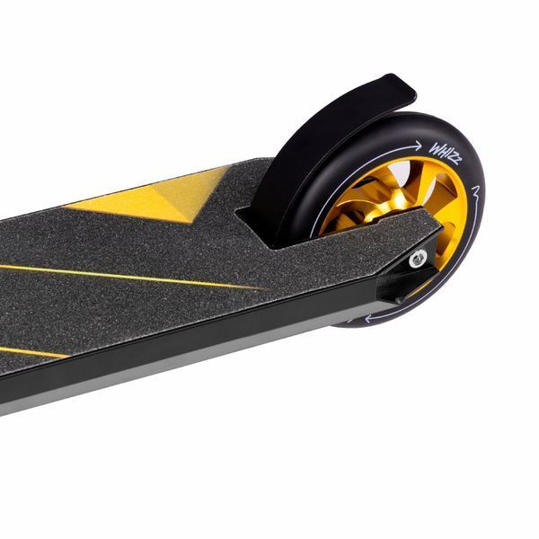 Детский самокат Lionelo WHIZZ BLACK CARBON YELLOW 82362923 фото