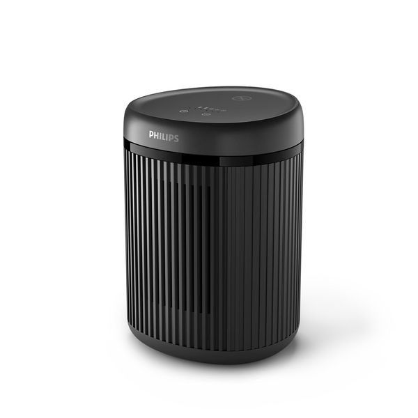 Тепловентилятор Philips Series 2000, 15м2, 1500Вт, электронное управление, нагревательный керамический элемент, темно-серый CX2120/01 фото
