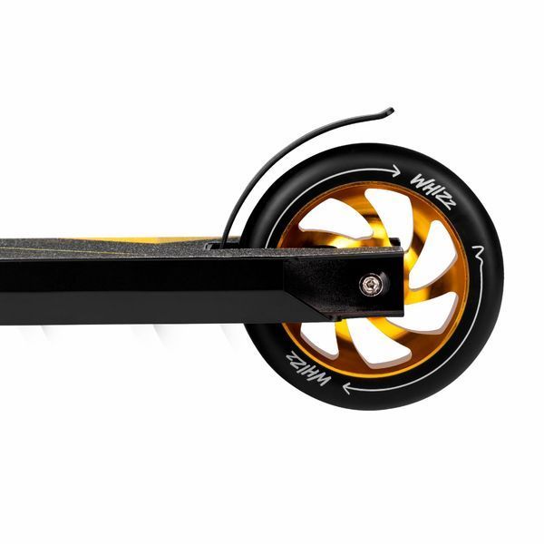 Детский самокат Lionelo WHIZZ BLACK CARBON YELLOW 82362923 фото
