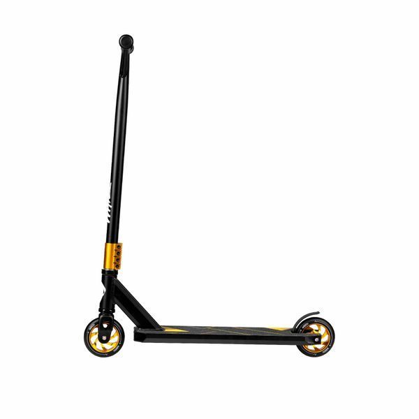 Детский самокат Lionelo WHIZZ BLACK CARBON YELLOW 82362923 фото