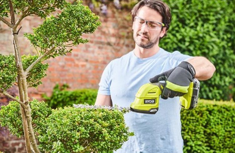 Ножницы аккумуляторные для травы Ryobi RY18GSA-0 18В ONE+ с насадкой кусторез 20см 1кг (без АКБ и ЗУ) 5133005764 фото