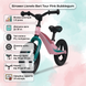 Біговел Lionelo Bart Tour Pink Bubblegum &mdash; Рожевий беговел з магнієвою рамою, колеса PU (непоколювані), легка конструкція 39963056 фото 1