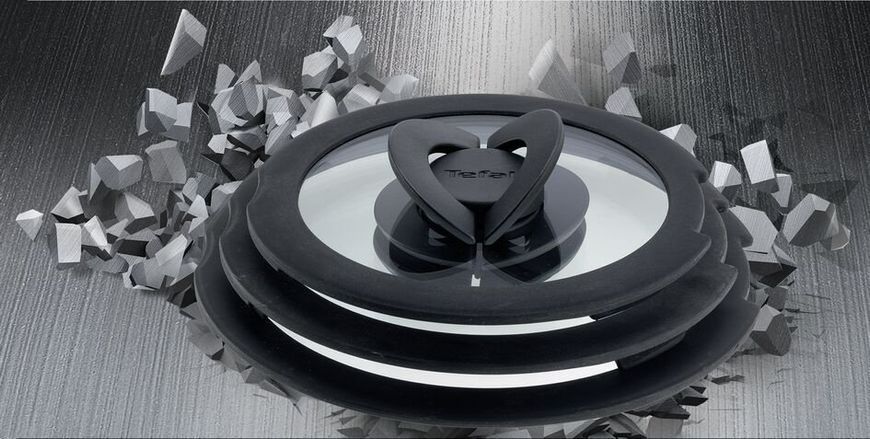 Крышка стеклянная Tefal Ingenio 18 см, стекло, силикон L9846253 фото