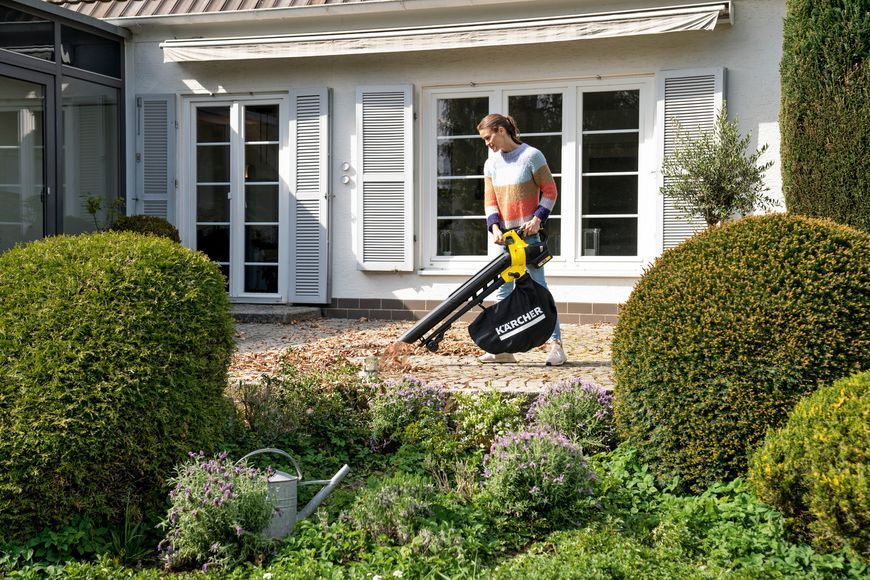 Воздуходув-пылесос садовый аккумуляторный Karcher BLV 18-200 Battery 18В 200км/ч мешок 45л 3.5кг без АКБ и ЗП 1.444-100.0 фото