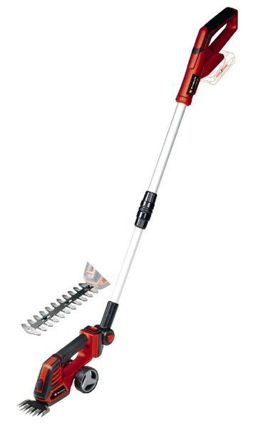 Ножиці для трави акумуляторні Einhell GE-CG 18/100 Li T - Solo 18В PXC леза 10/20см телескоп. руків'я 0.7кг (без АКБ і ЗП) 3410310 фото