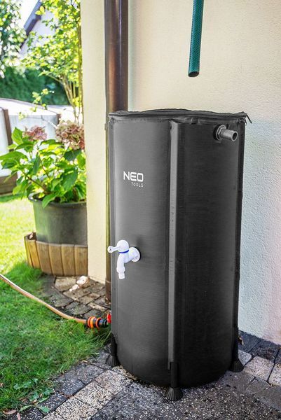 Контейнер для води Neo Tools, складаний, 100л, ПВХ, стійкість до УФ, 3/4", 40х78см 15-950 фото