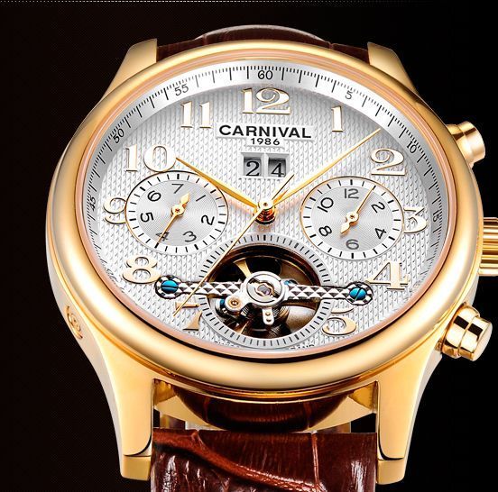 Годинник Carnival Swiss Brown 8702 фото