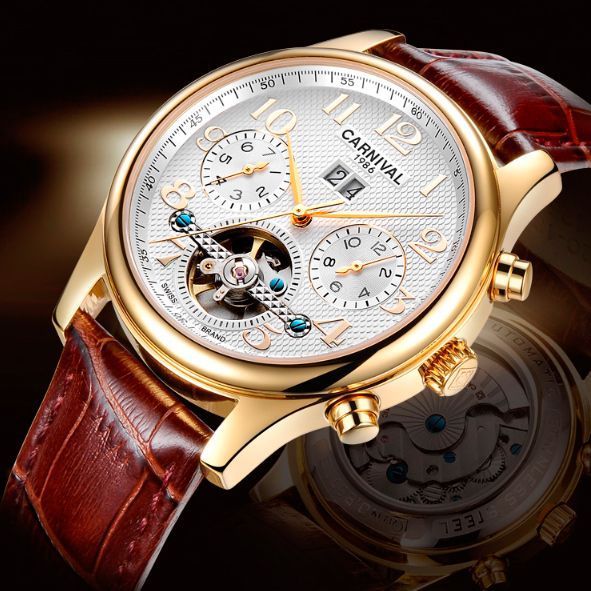 Годинник Carnival Swiss Brown 8702 фото