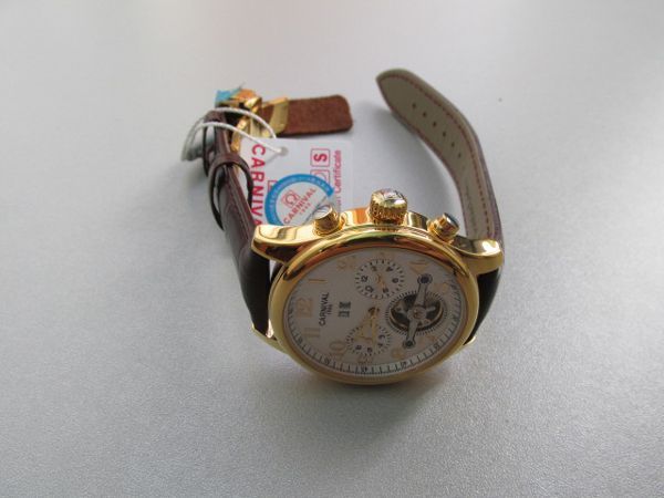 Годинник Carnival Swiss Brown 8702 фото