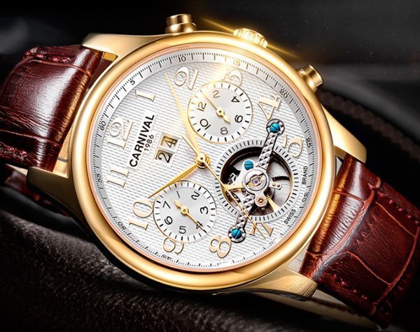 Годинник Carnival Swiss Brown 8702 фото