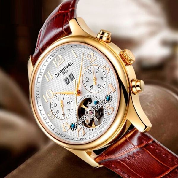 Годинник Carnival Swiss Brown 8702 фото