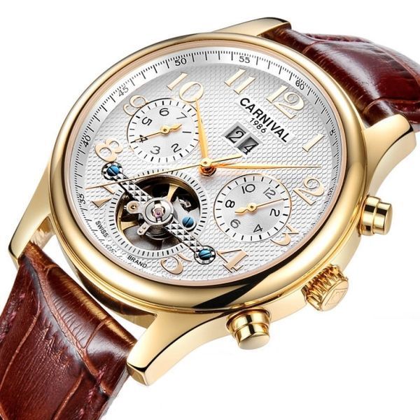 Годинник Carnival Swiss Brown 8702 фото
