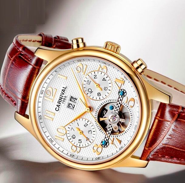 Годинник Carnival Swiss Brown 8702 фото