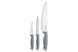 Набор ножей ARDESTO Gemini Gourmet 3 предмета, серый, нержавеющая сталь, пластик AR2103GR фото 1
