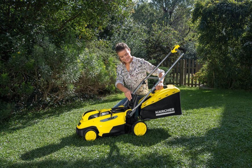 Газонокосарка акумуляторна Karcher LMO 18-36 Battery 18В 36см (без АКБ та ЗП) 1.444-420.0 фото