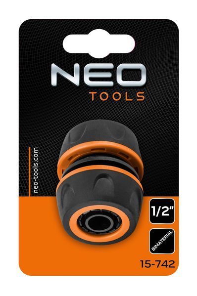 Муфта ремонтная для шланга 1/2", Neo Tools двухкомпонентный 15-742 фото
