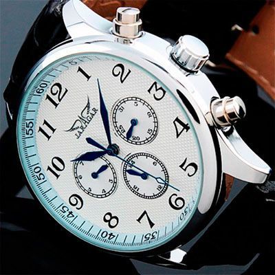 Годинник Jaragar Elite White 1012 фото