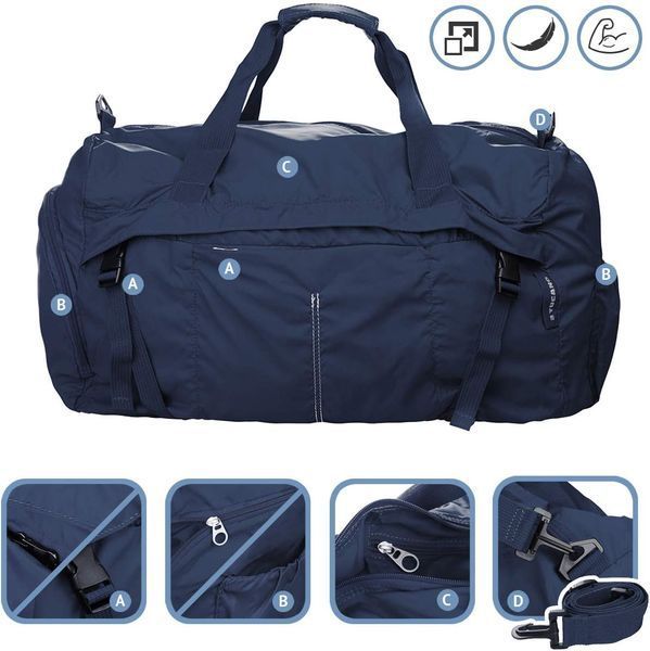 Сумка розкладна дорожня Tucano Compatto XL Duffle, синя BPCOWE-B фото