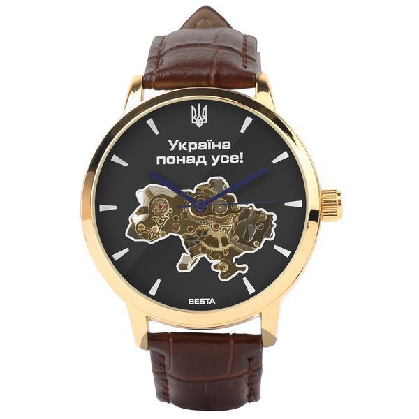 Besta Skeleton Gold Black Metal, 2 ремінці 2162 фото