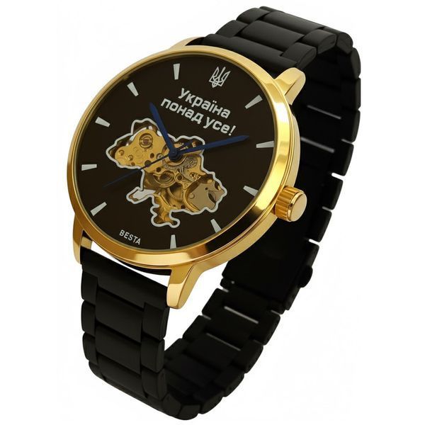 Besta Skeleton Gold Black Metal, 2 ремінці 2162 фото