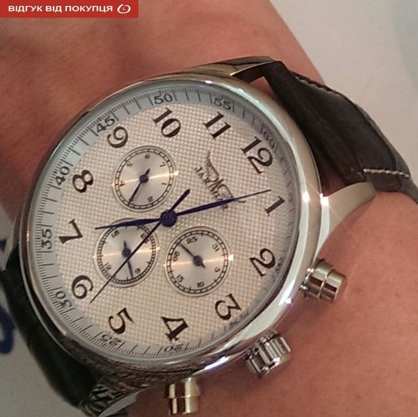Годинник Jaragar Elite White 1012 фото