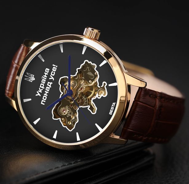Besta Skeleton Gold Black Metal, 2 ремінці 2162 фото