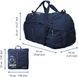Сумка розкладна дорожня Tucano Compatto XL Duffle, синя BPCOWE-B фото 8
