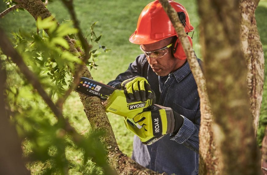 Пила ланцюгова акумуляторна Ryobi ONE+ HP RY18PSX15A-120T 18B 1х2А&middot;год ЗП шина 15см безщіткова 6м/с 1.19кг кейс 5133005899 фото