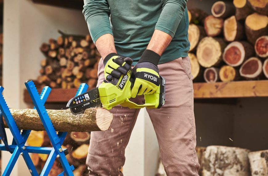 Пила ланцюгова акумуляторна Ryobi ONE+ HP RY18PSX15A-120T 18B 1х2А&middot;год ЗП шина 15см безщіткова 6м/с 1.19кг кейс 5133005899 фото