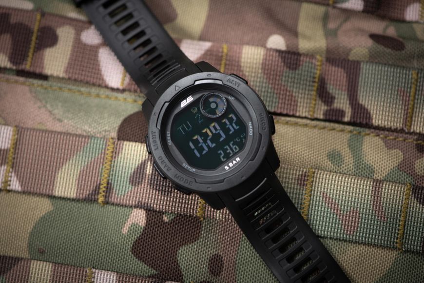 Тактические часы 2E Tactical Delta X Black с компасом и шагомером 2E-TCW10BK фото