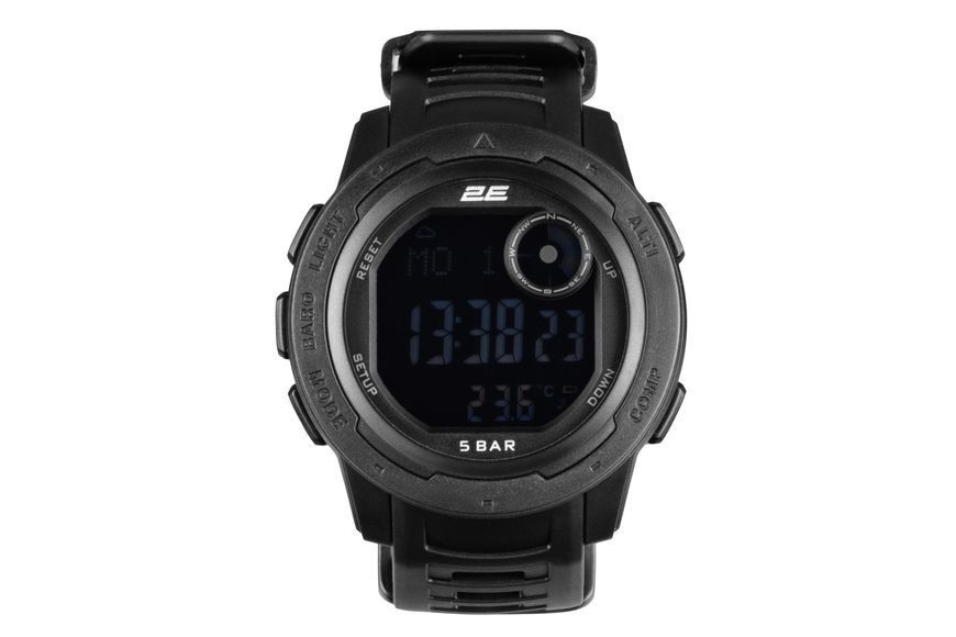 Тактические часы 2E Tactical Delta X Black с компасом и шагомером 2E-TCW10BK фото